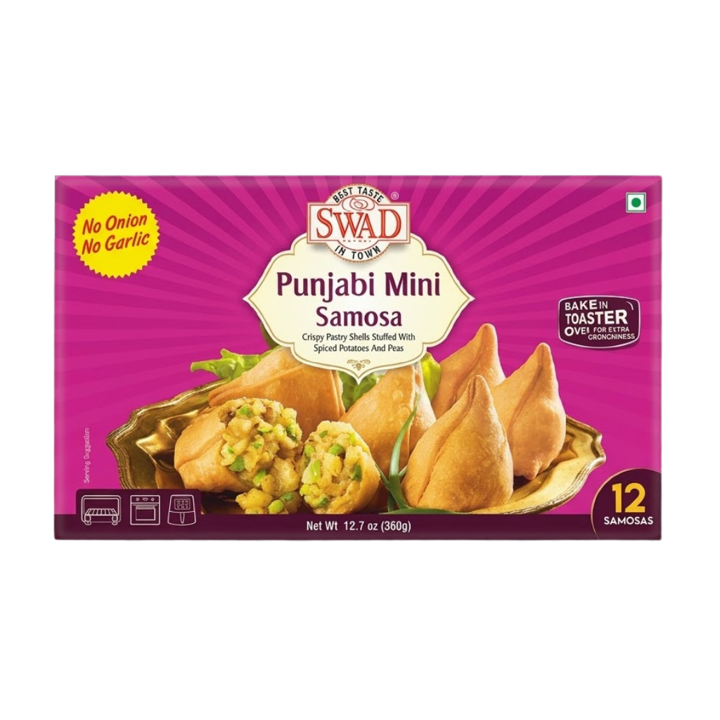 Swad Punjabi Mini Samosa 12 pcs 12.7 oz buy online USA - 1